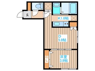 スカイアースの物件間取画像